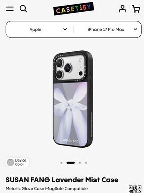Castify Lavender Mist limited Case for iPhone 17 Pro Max NIB MAGSAFE